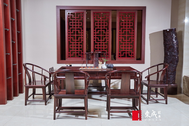 東成紅木祥和茶臺(tái)